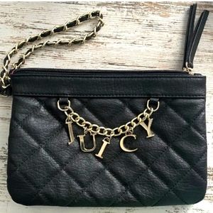 Juicy Couture NWOT Wristlet with Dangle Golden Letters